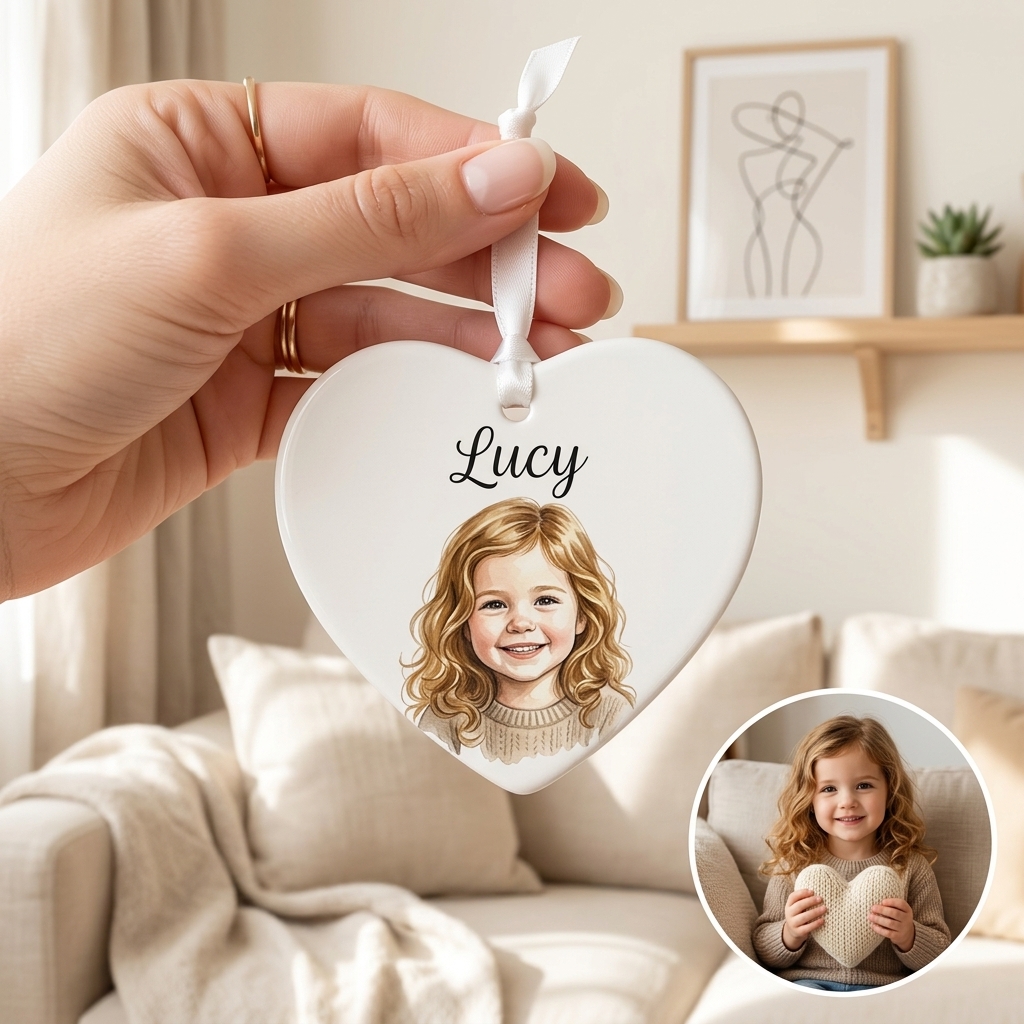 Personalized Photo Hanging ornaments