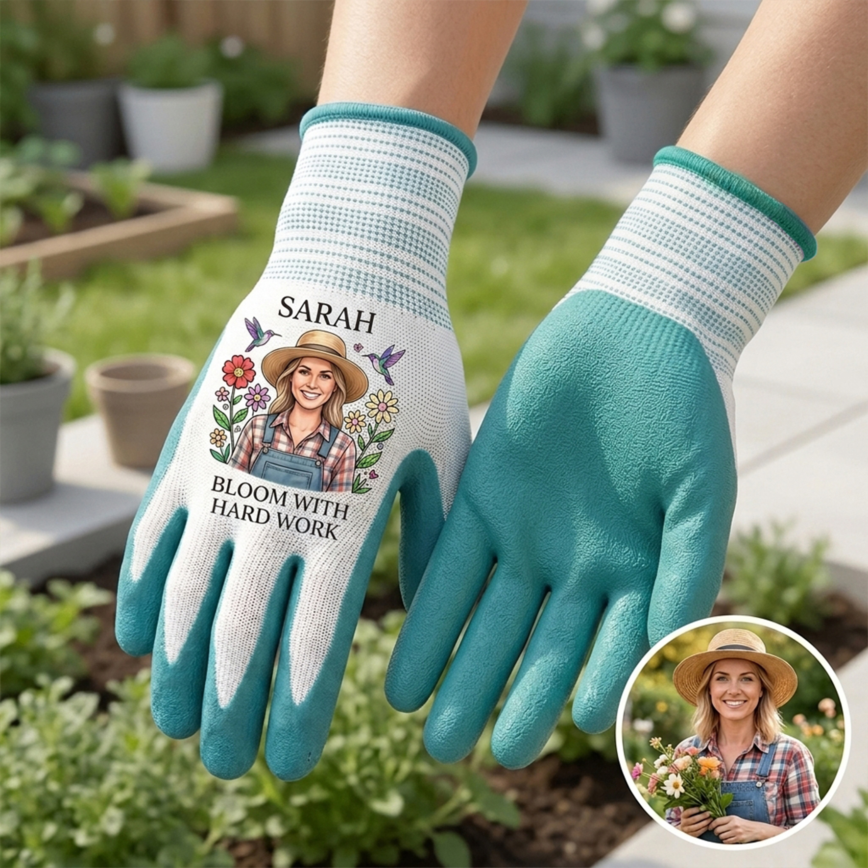 Personalized Gardening Gloves