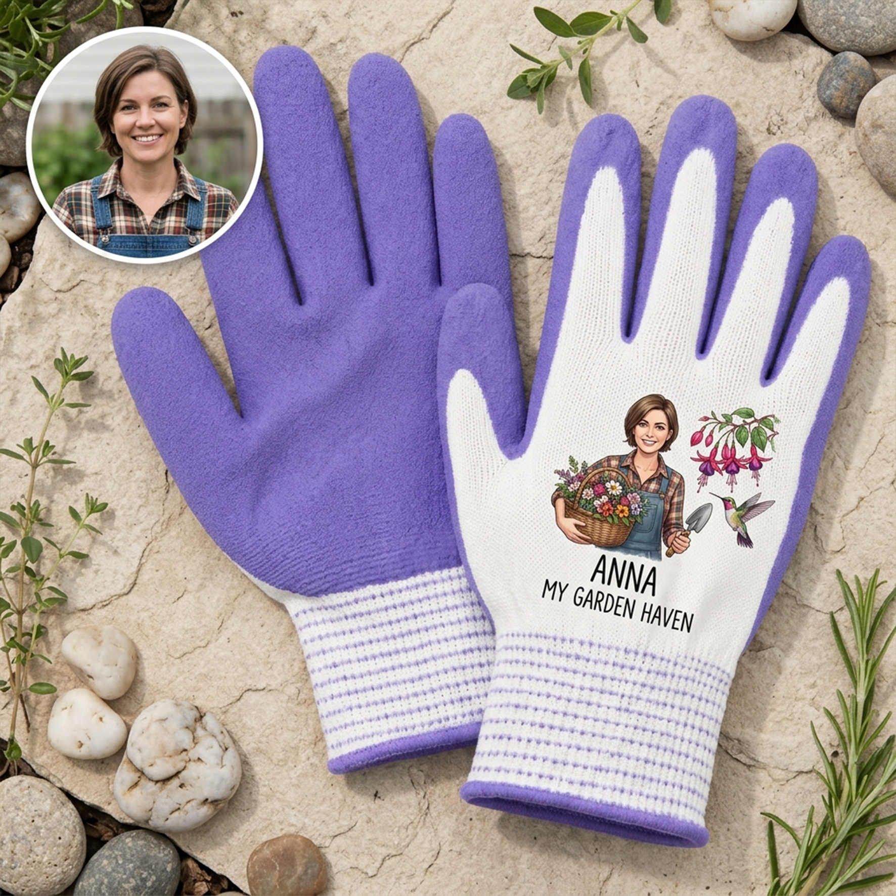 Personalized Gardening Gloves
