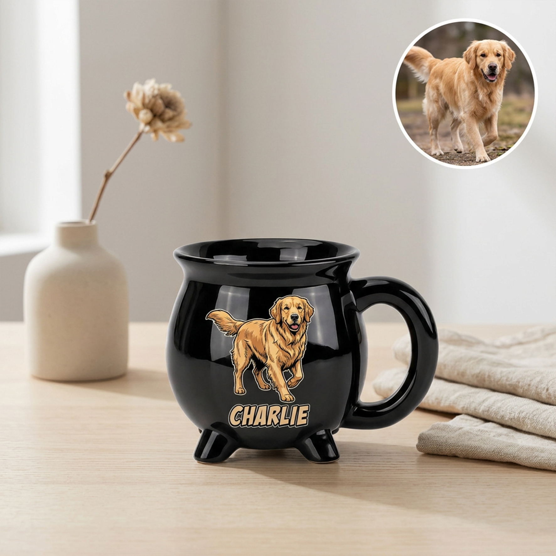Custom Ceramic Coffee Mug with Photo