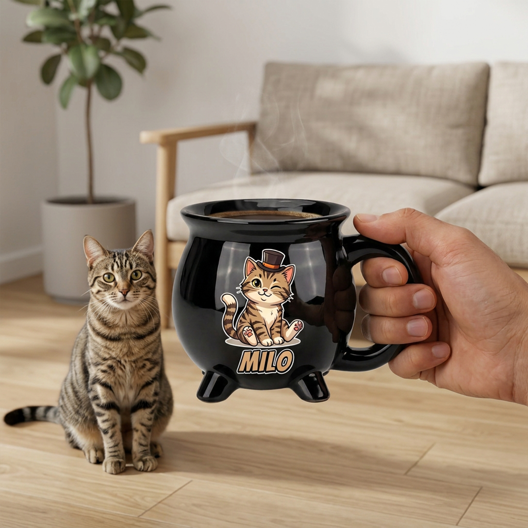 Custom Ceramic Coffee Mug with Photo