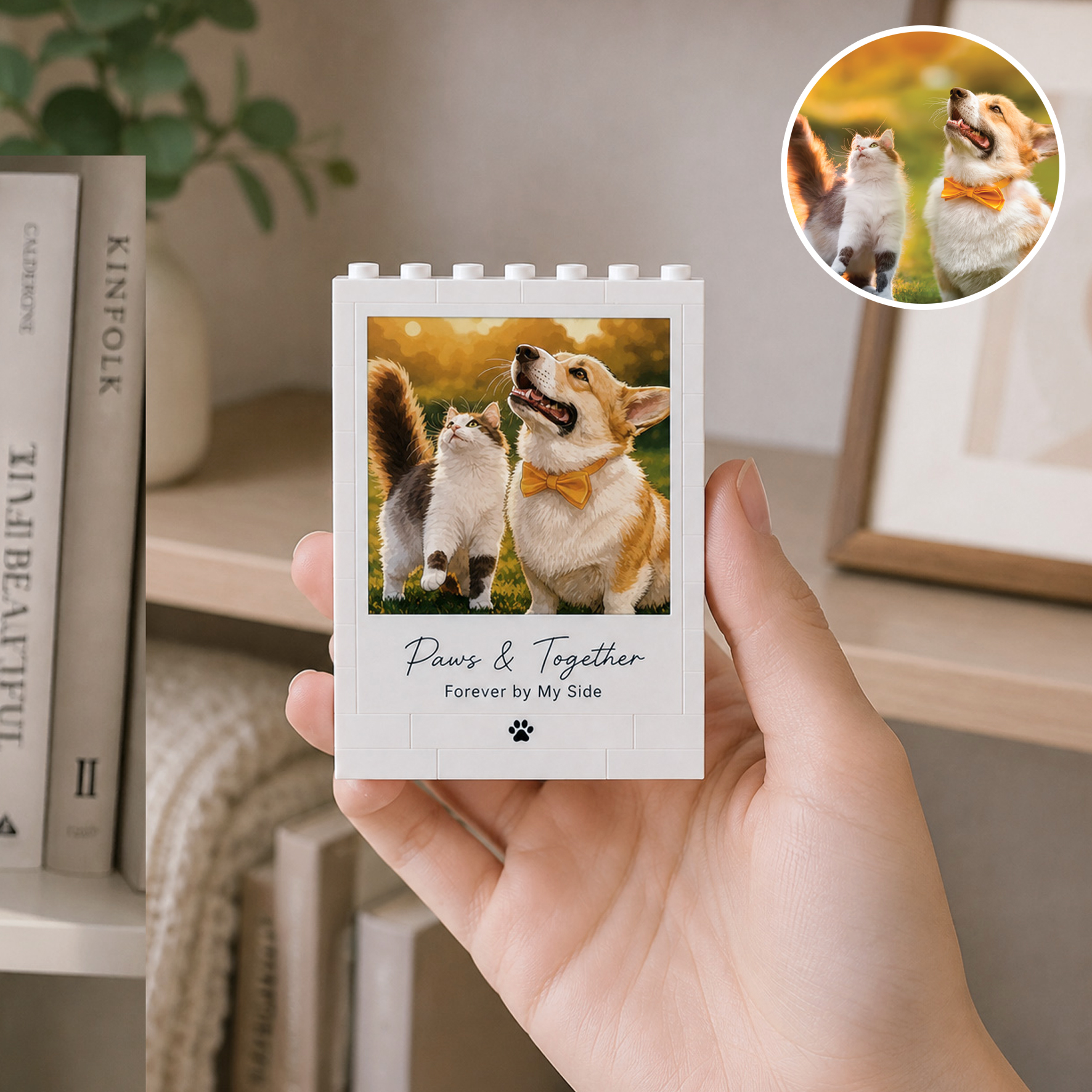 Personalized Photo Puzzle Blocks Ornaments