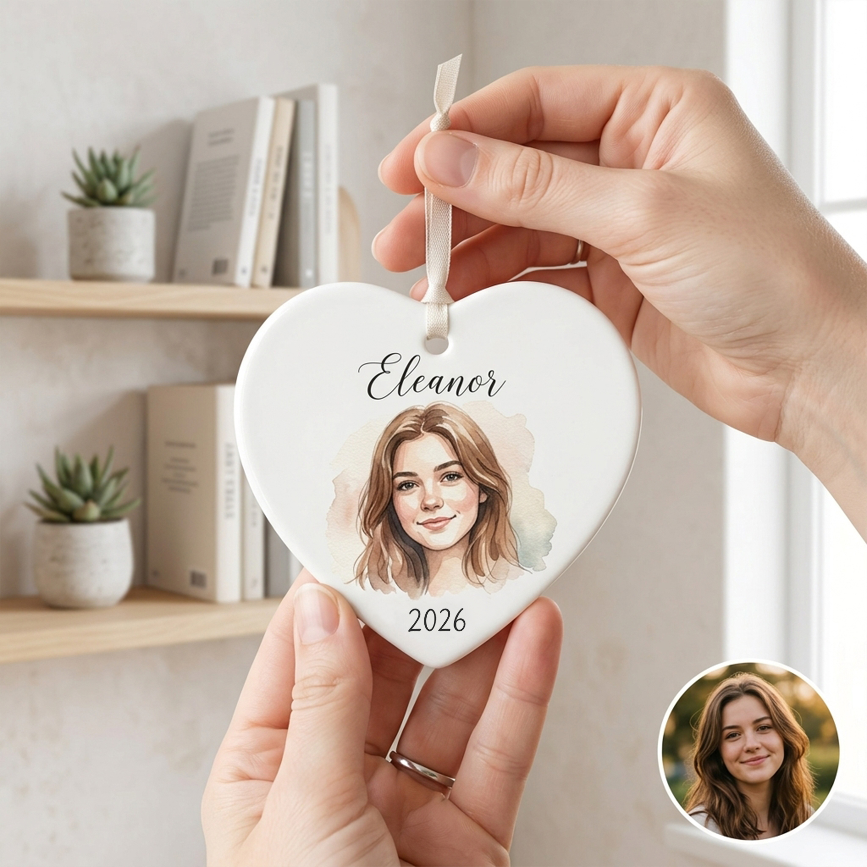 Personalized Photo Hanging ornaments