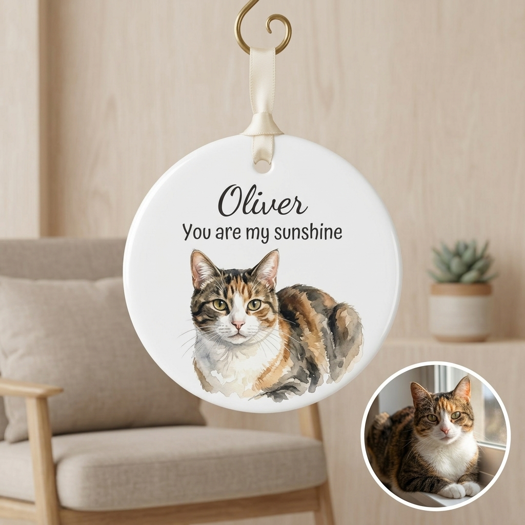 Personalized Photo Hanging ornaments