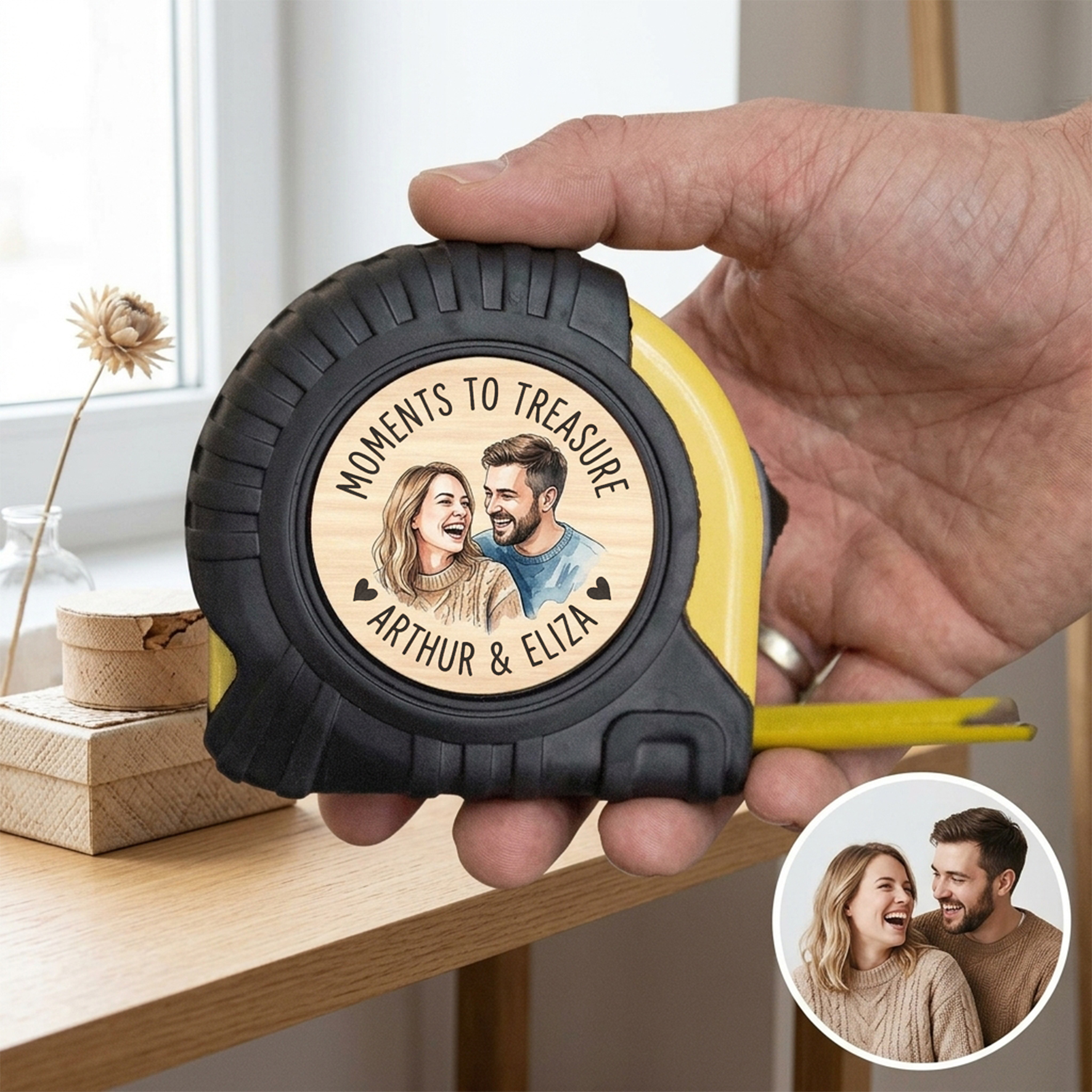Personalized Tape Measure for Dad/Family/Men