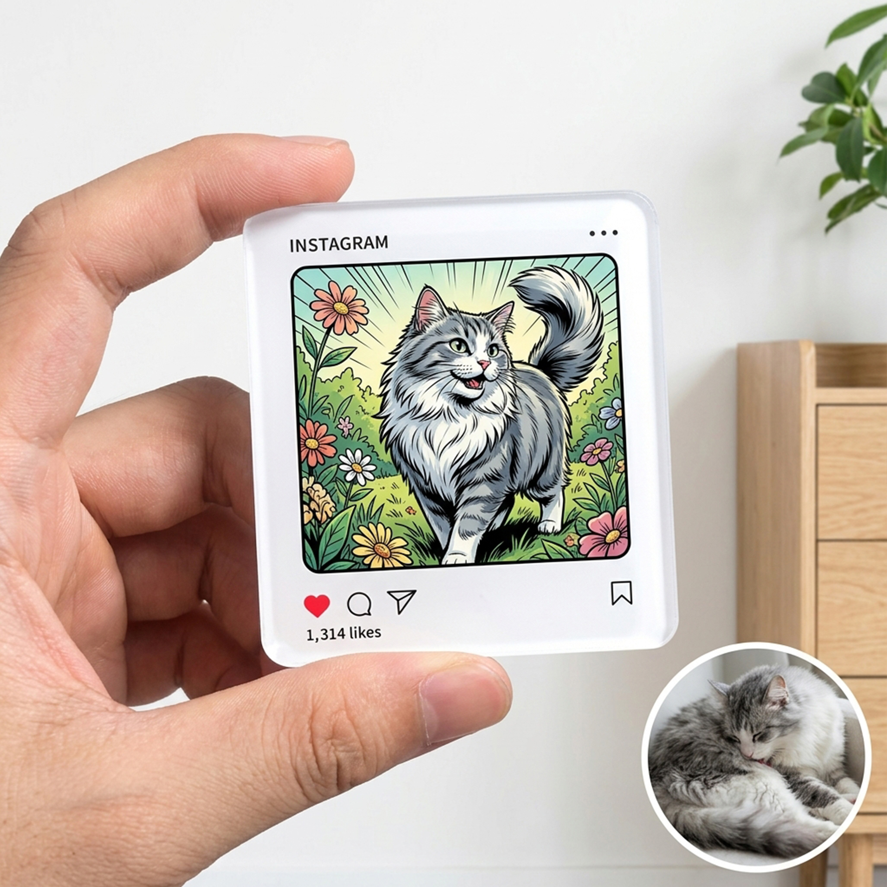 Personalized Cartoon Fridge Magnet