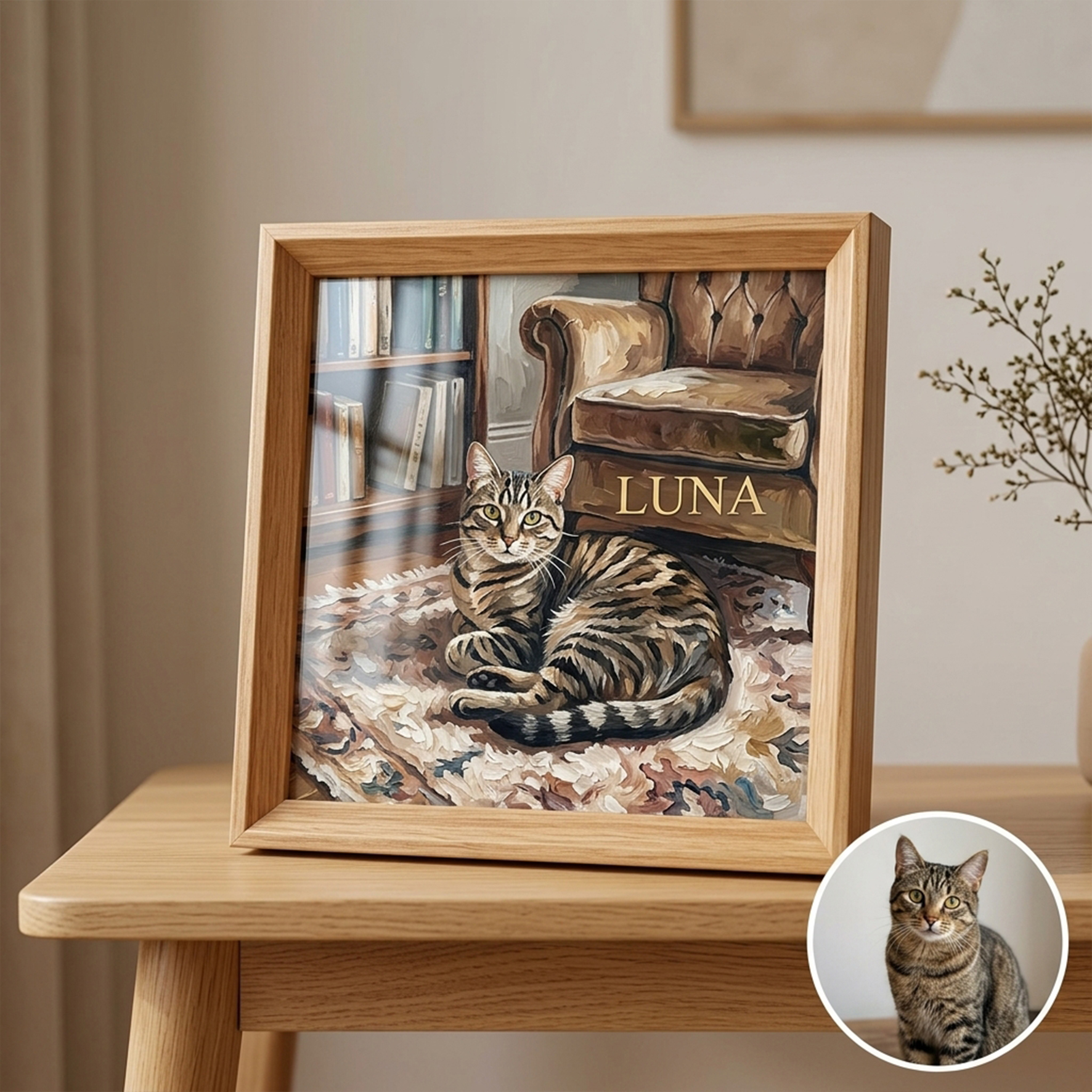 Personalized Embossed Photo Frame, Decorative Art Piece