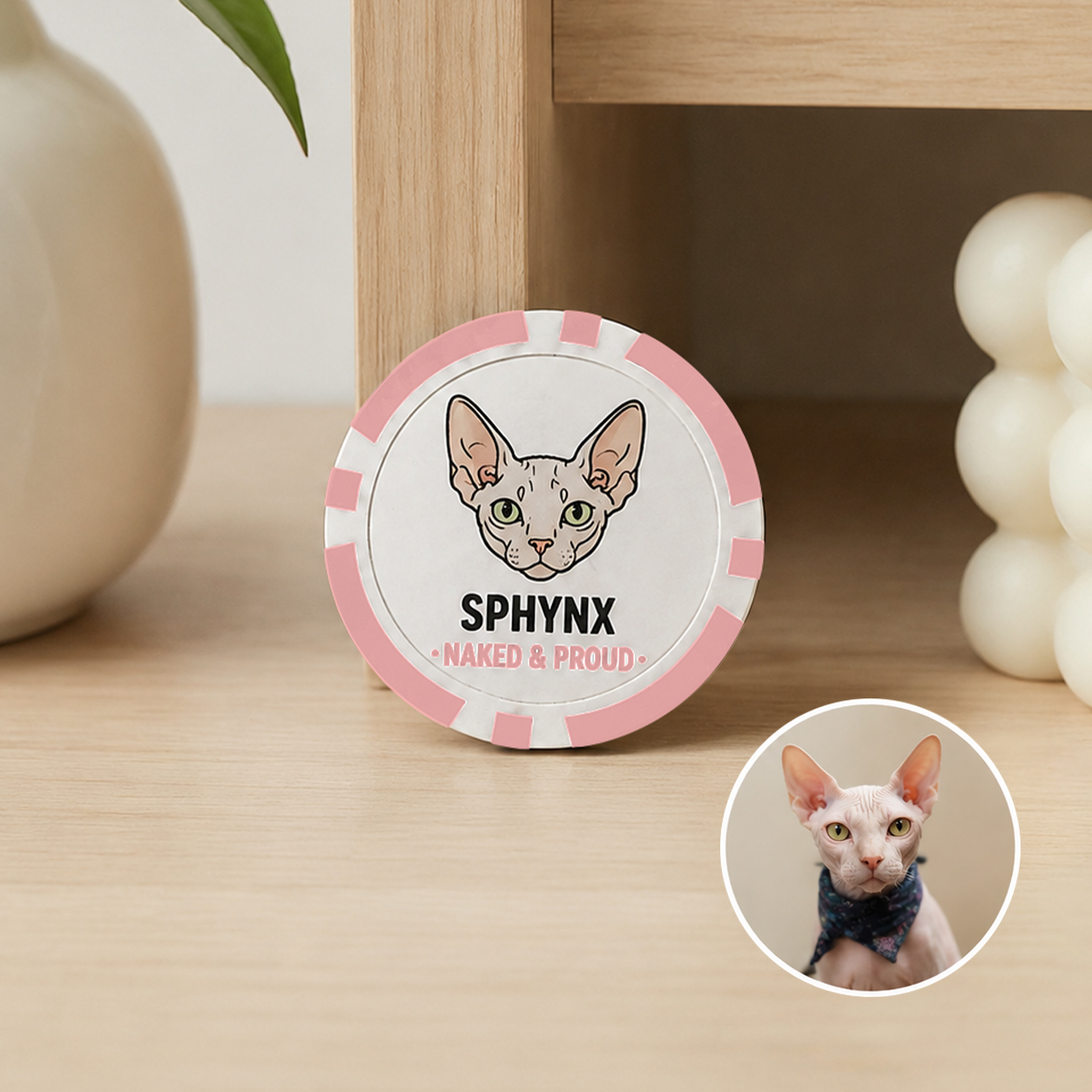 Custom Pet Game Chips Decision Maker Coin