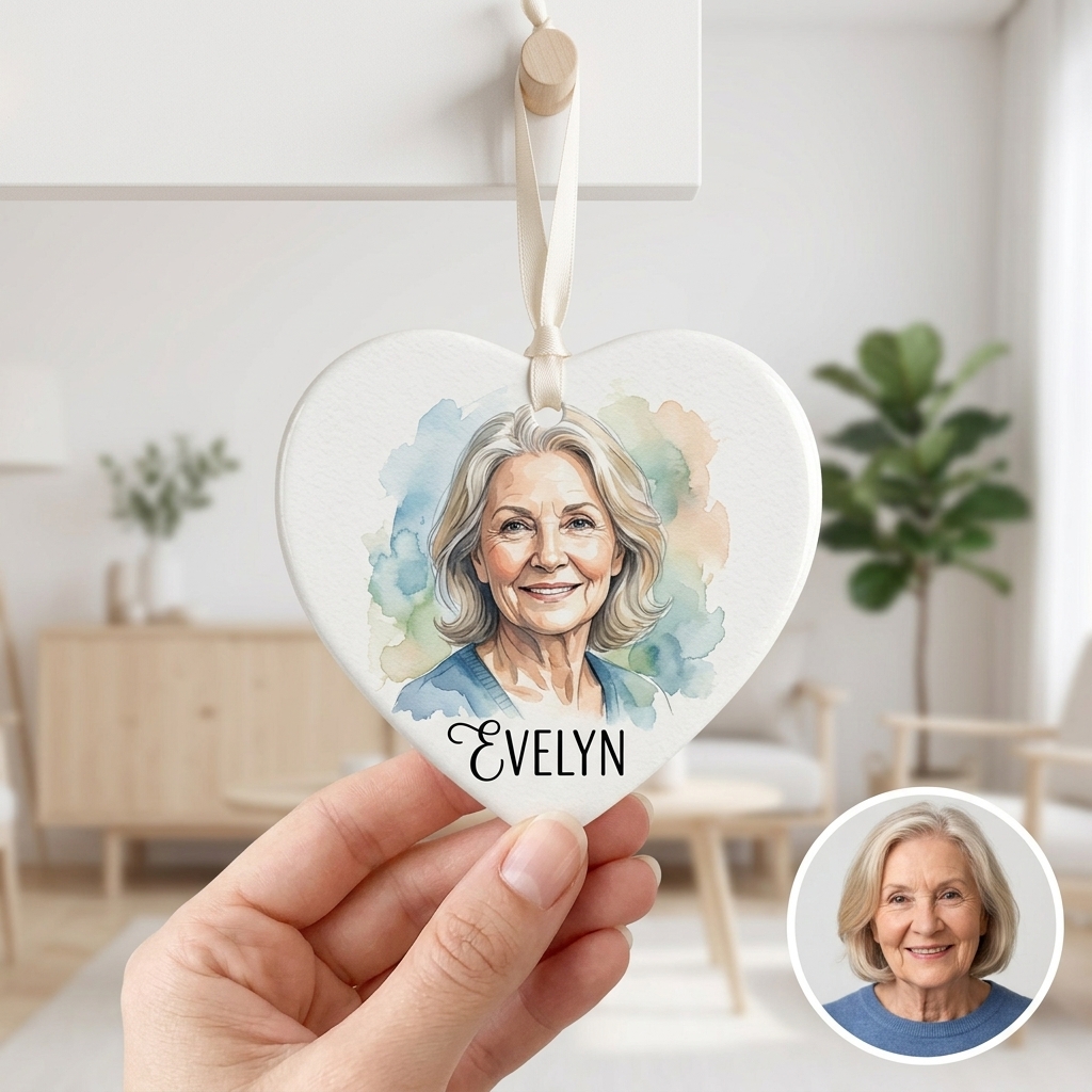 Personalized Photo Hanging ornaments