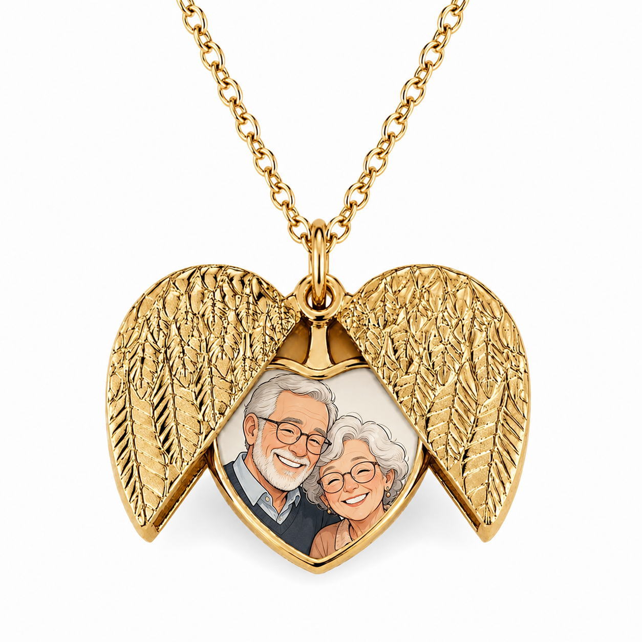 Personalized Photo Heart Necklace