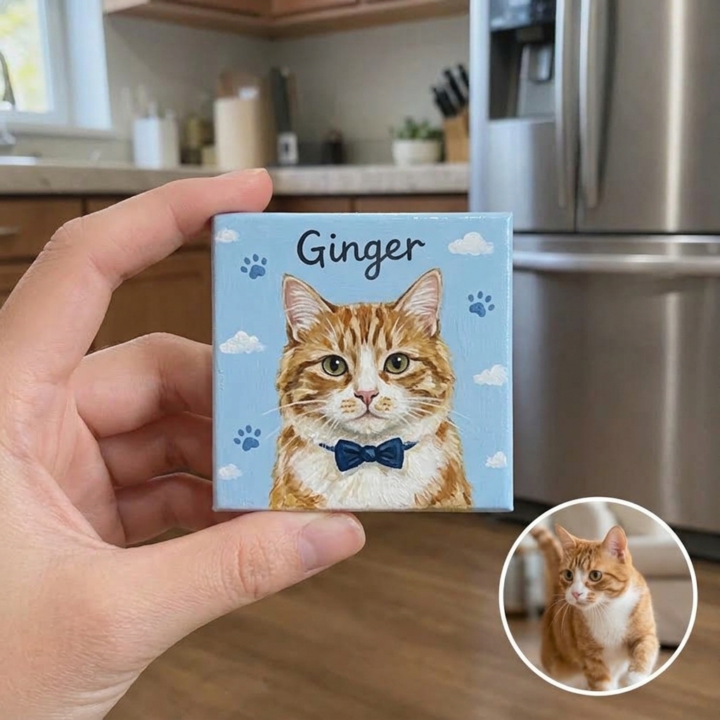Custom Pet Fridge Ceramic Magnets