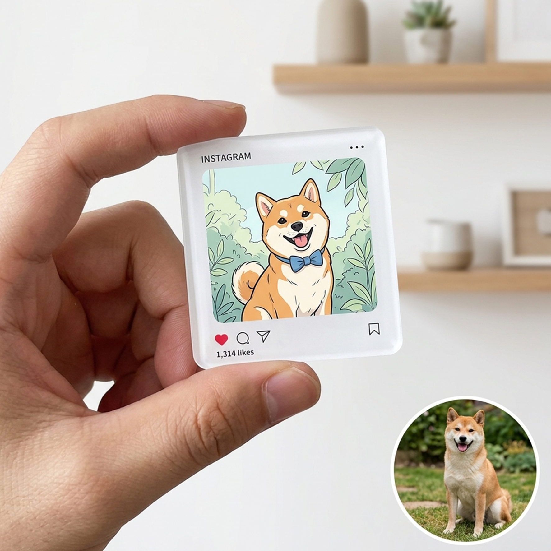 Personalized Cartoon Fridge Magnet