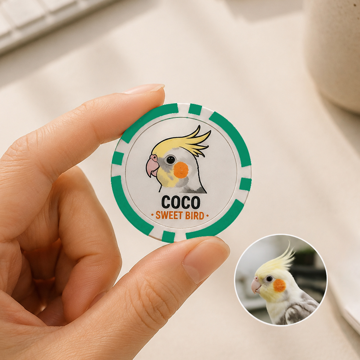 Custom Pet Game Chips Decision Maker Coin