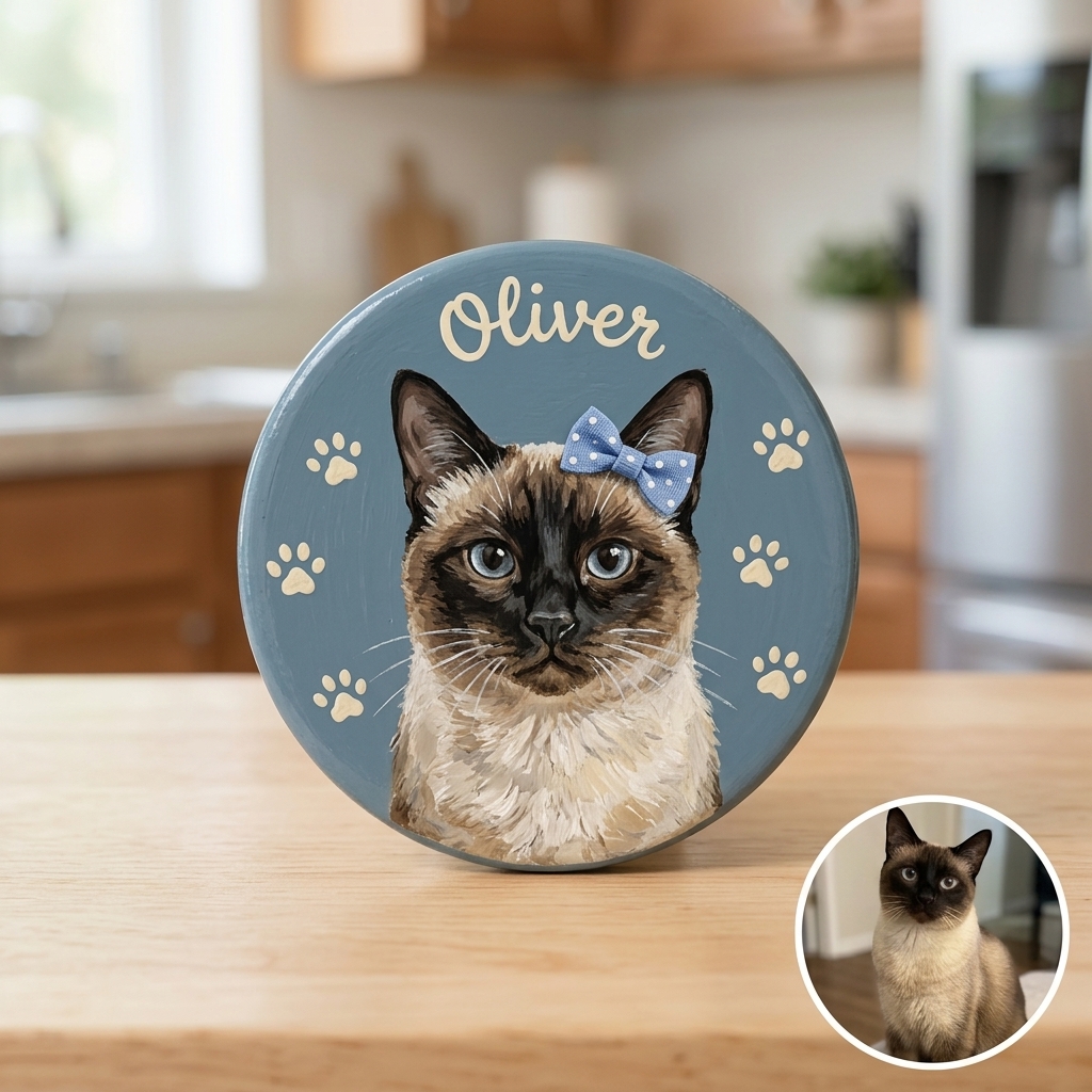 Custom Pet Fridge Ceramic Magnets