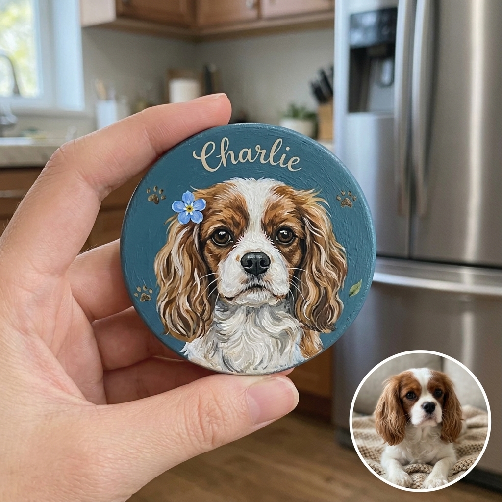 Custom Pet Fridge Ceramic Magnets