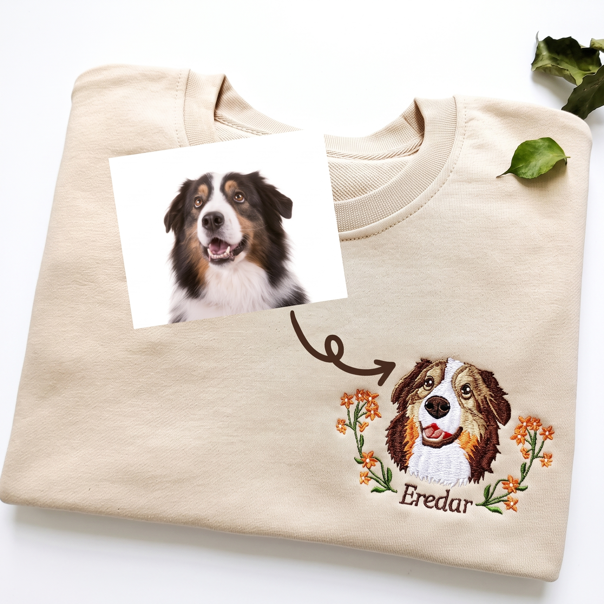 Custom Pet Embroidery T-Shirt