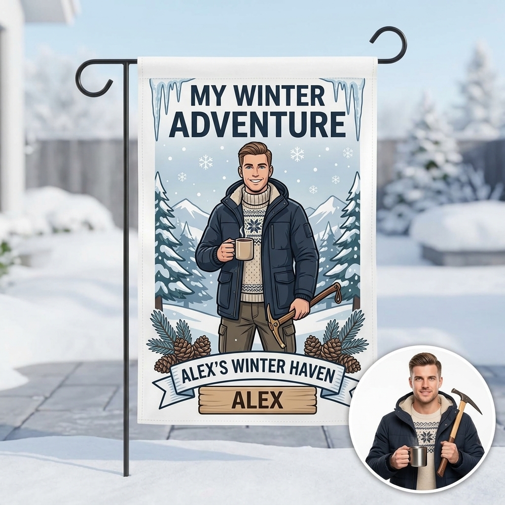 Custom Garden/Autumn/Winter Themed Banner Flags