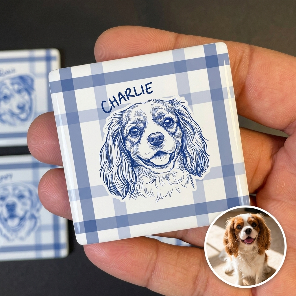 Custom Pet Fridge Ceramic Magnets