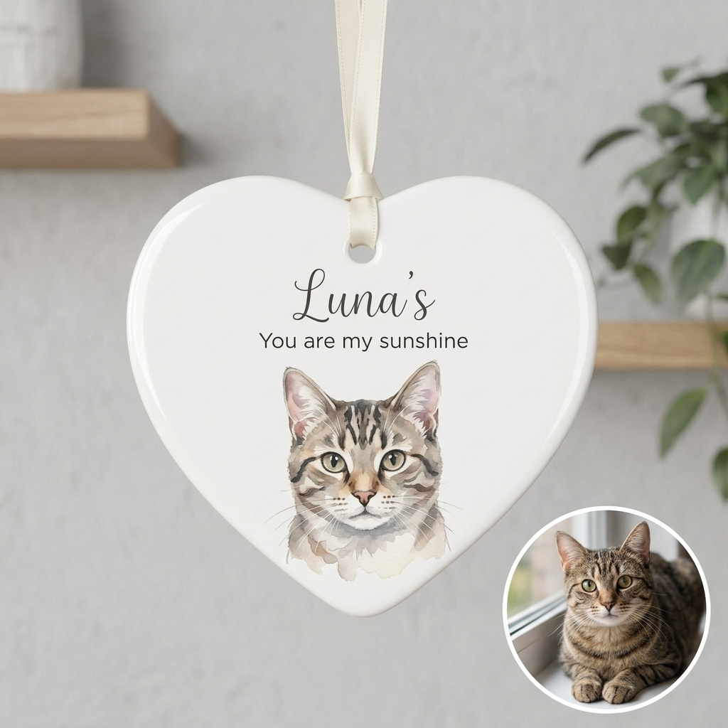 Personalized Photo Hanging ornaments