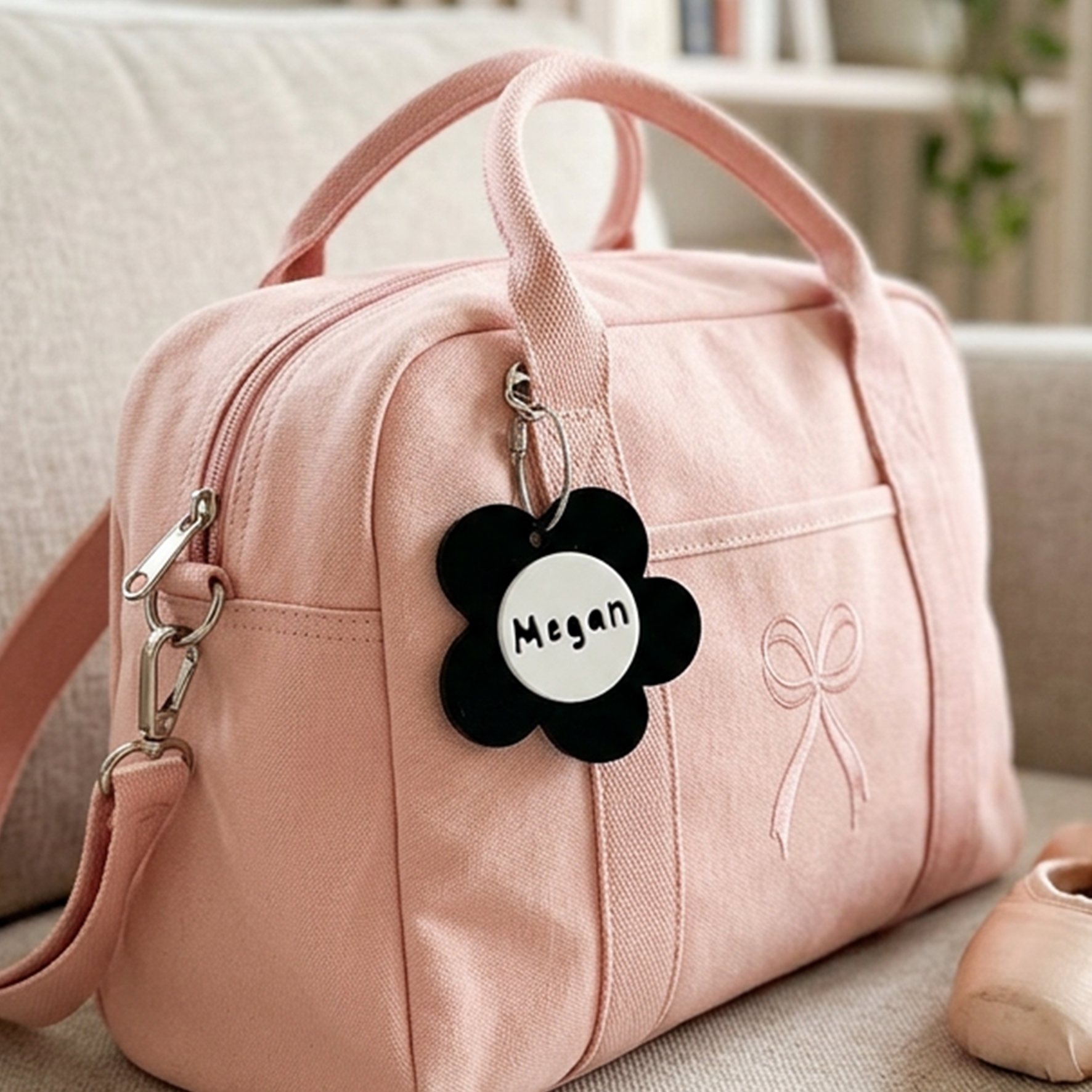 Personalized Flower Keychain Bag Ornaments