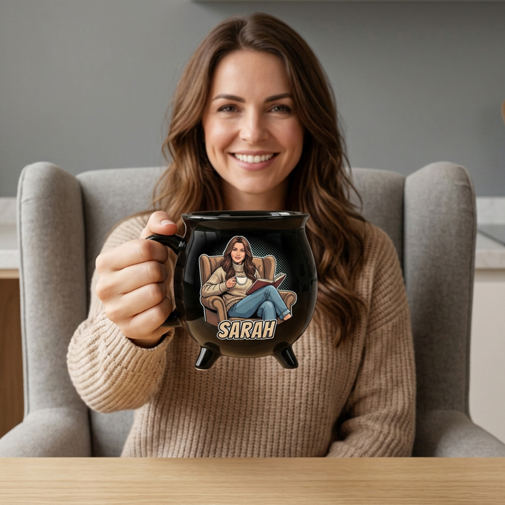Custom Ceramic Coffee Mug with Photo