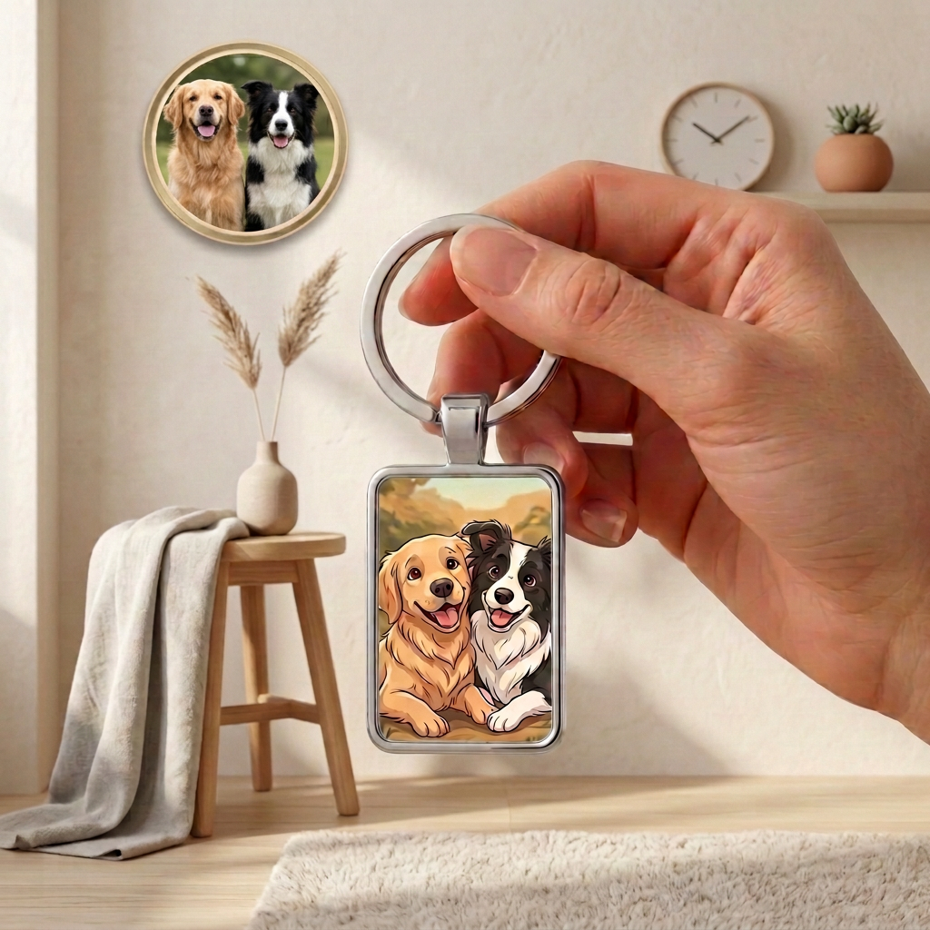 Personalized Photo Keychain