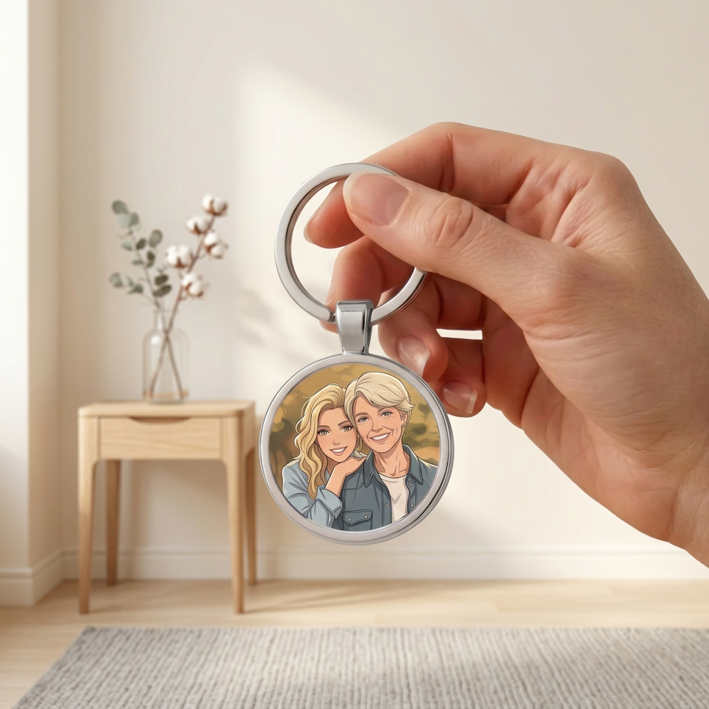 Personalized Photo Keychain