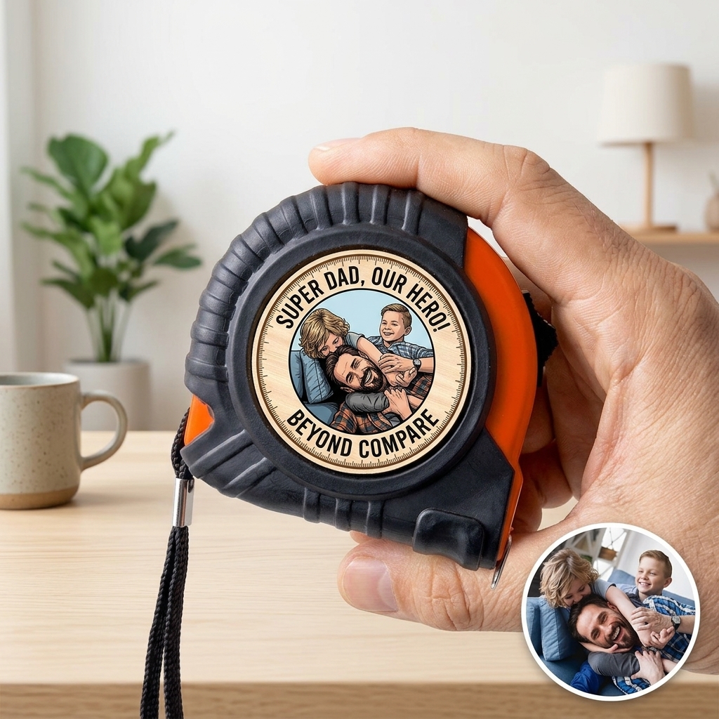 Personalized Tape Measure for Dad/Family/Men