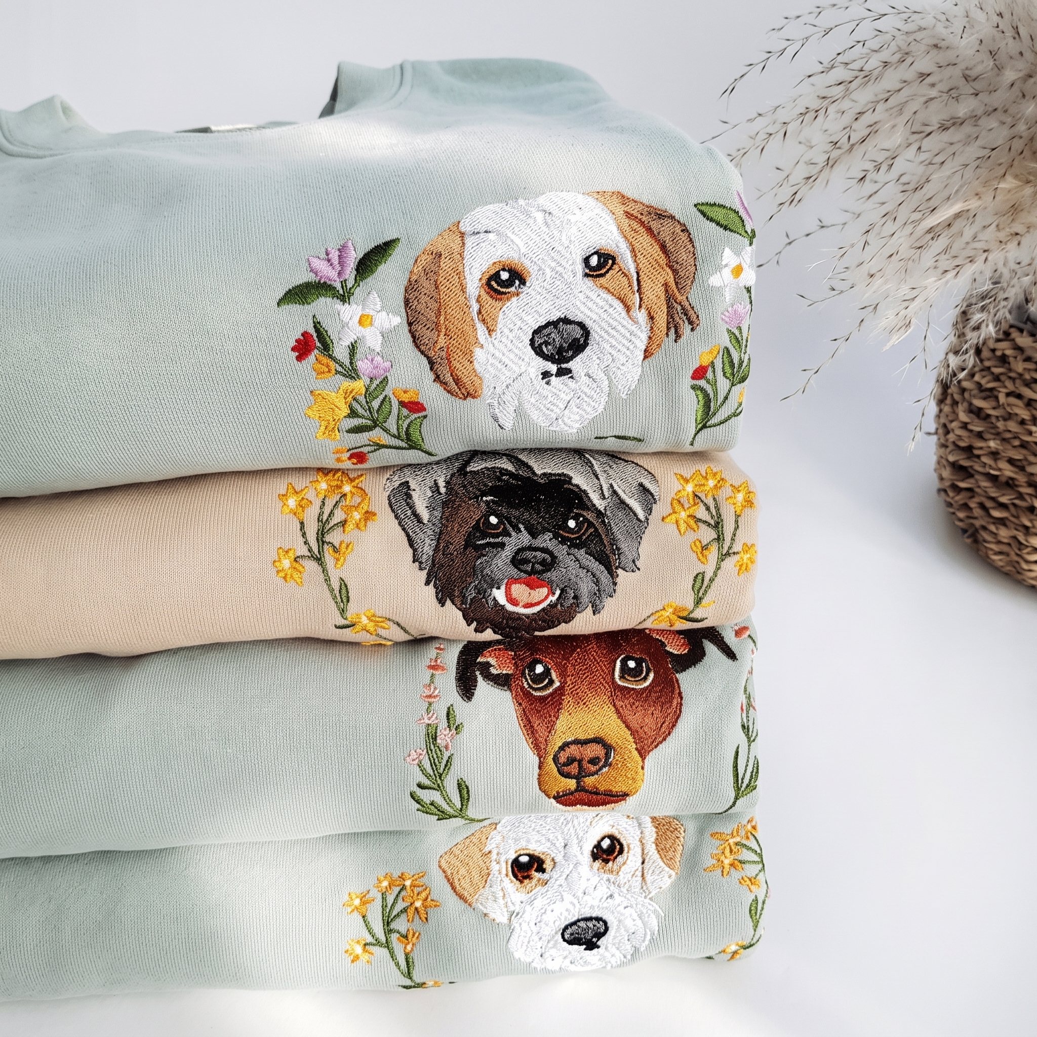 Custom Pet Embroidery T-Shirt