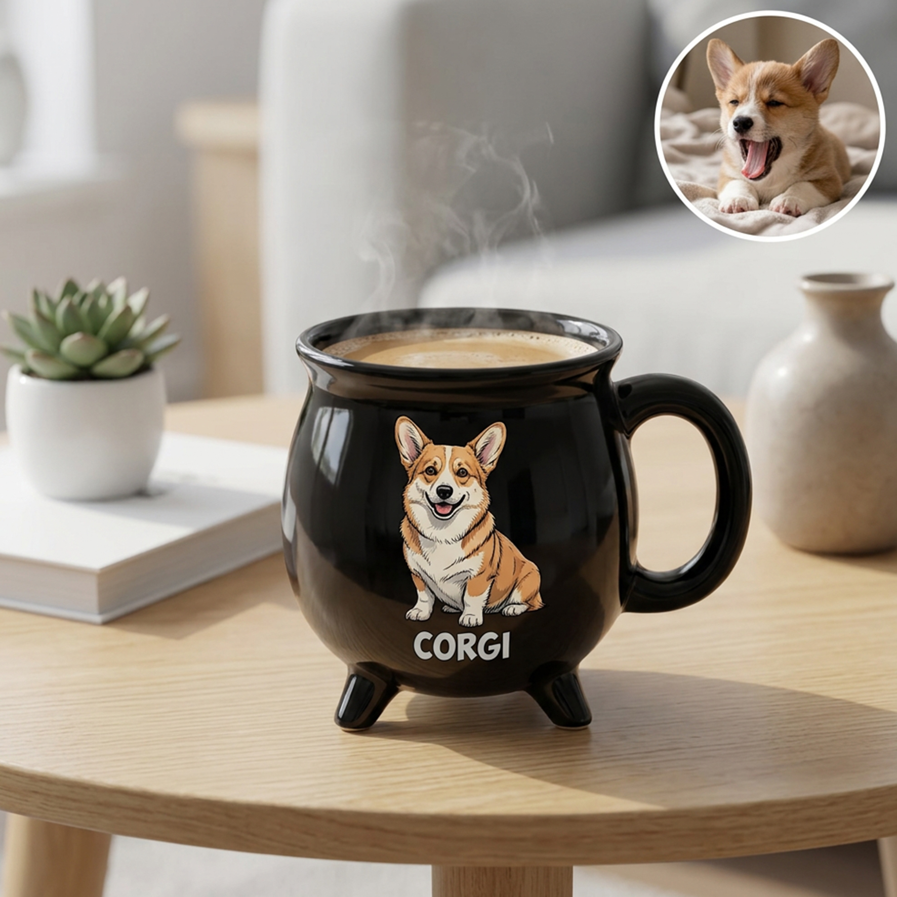 Custom Ceramic Coffee Mug with Photo