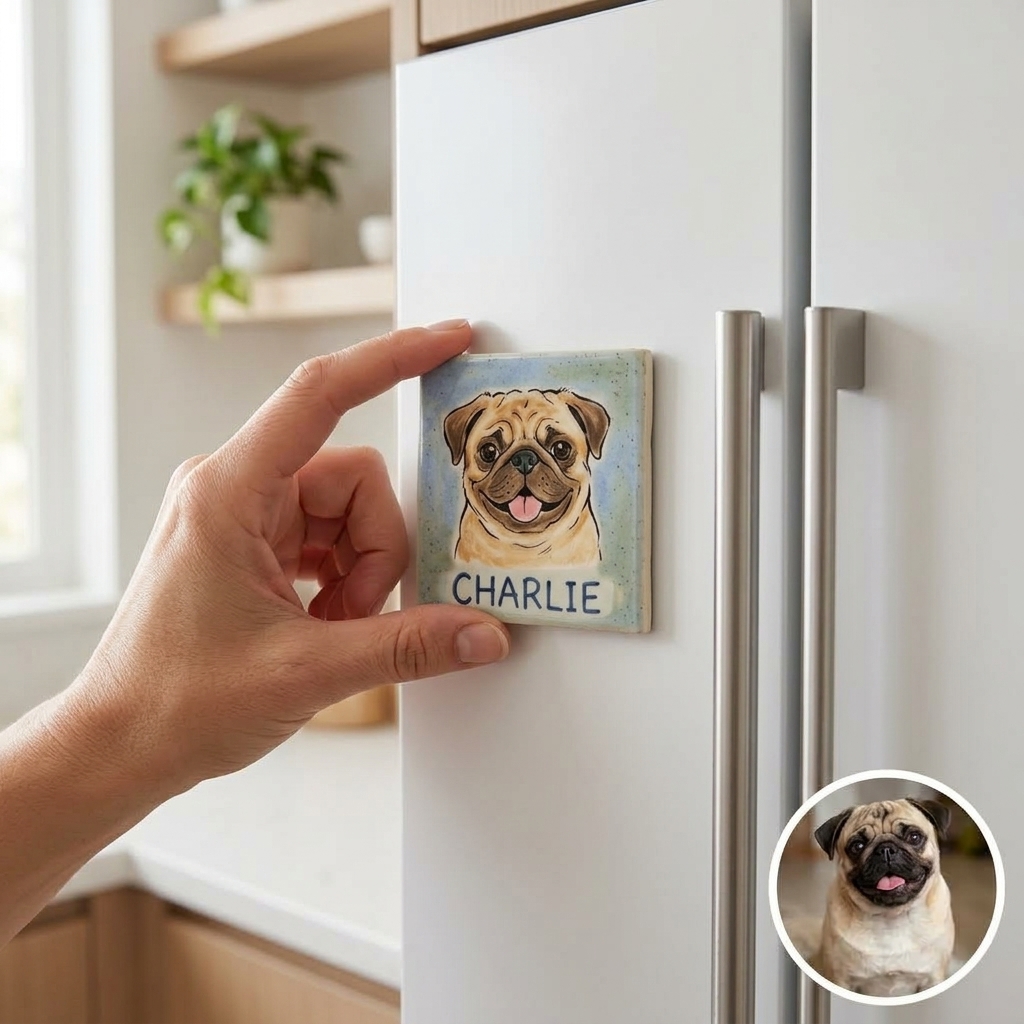 Custom Pet Fridge Ceramic Magnets