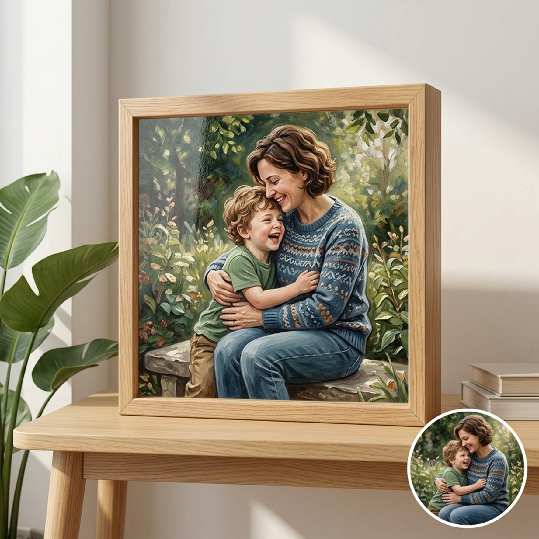 Personalized Embossed Photo Frame, Decorative Art Piece