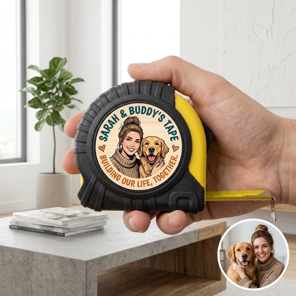 Personalized Tape Measure for Dad/Family/Men