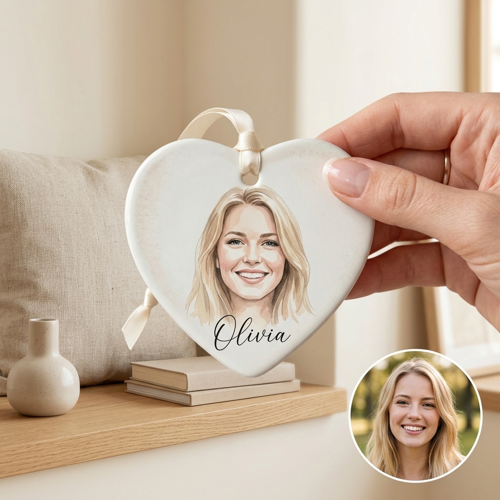 Personalized Photo Hanging ornaments