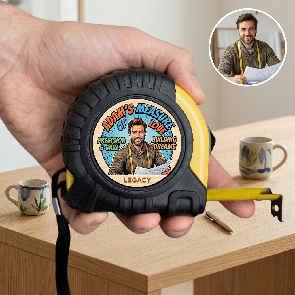 Personalized Tape Measure for Dad/Family/Men
