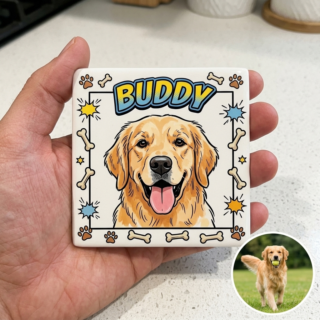 Custom Pet Fridge Ceramic Magnets