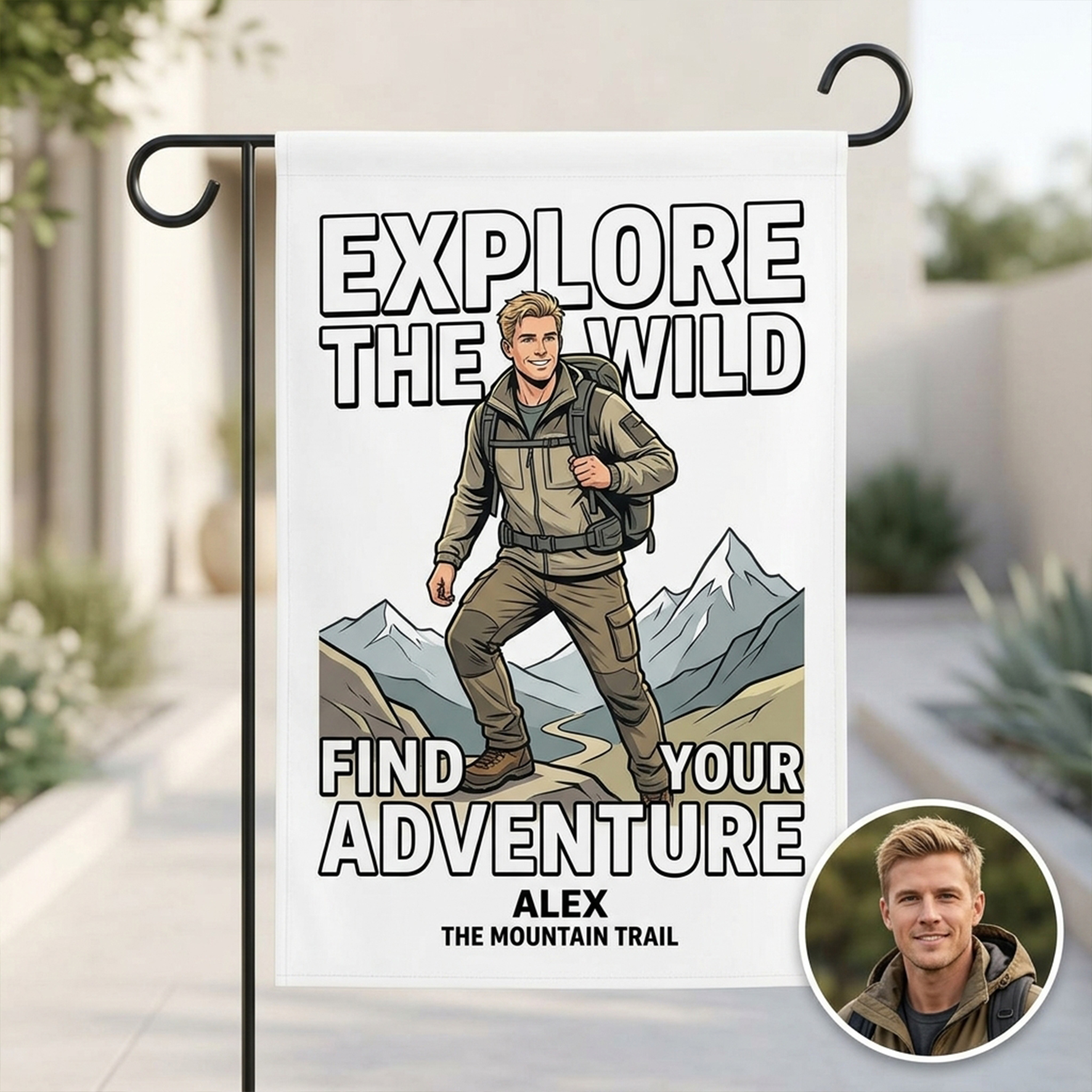 Custom Garden/Autumn/Winter Themed Banner Flags