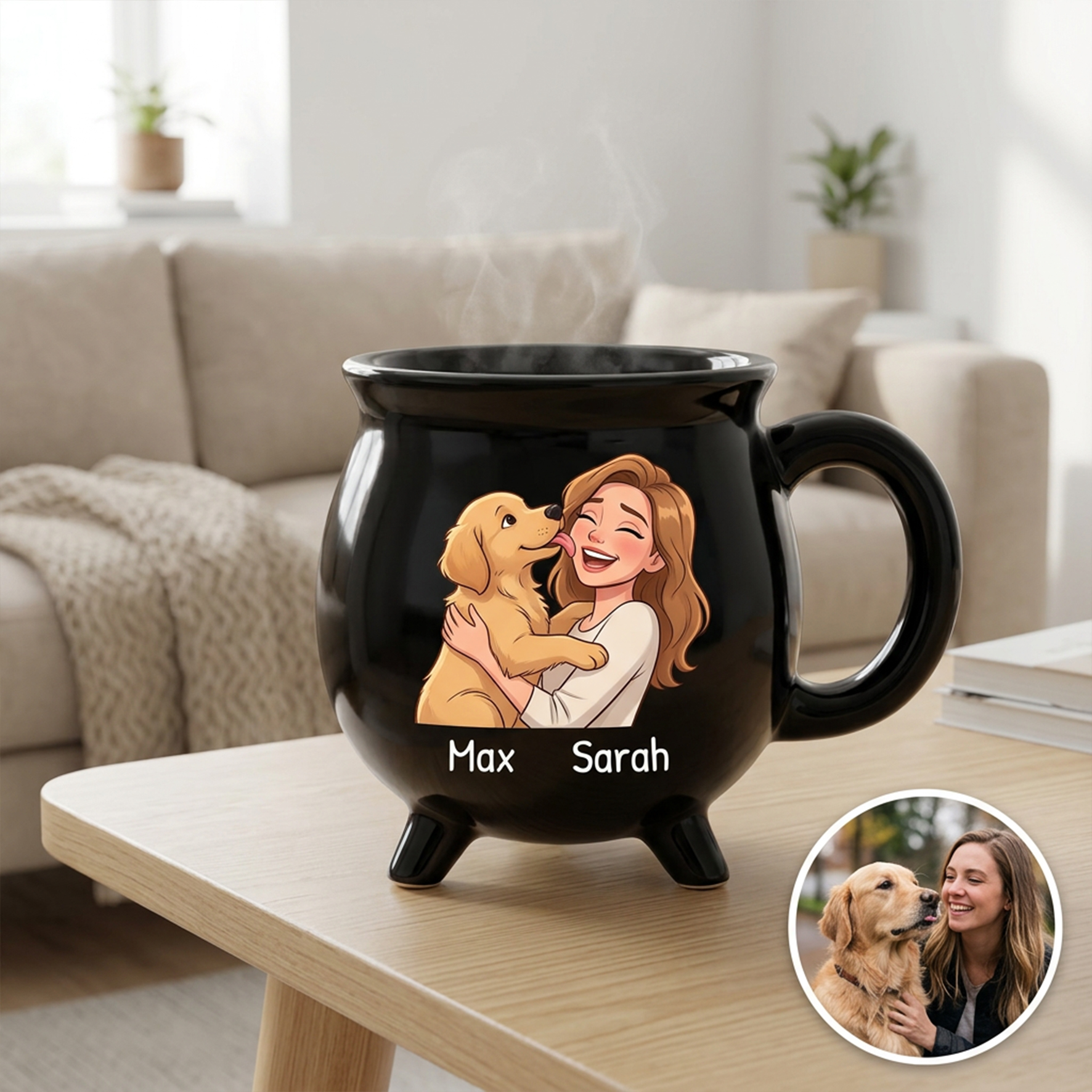 Custom Ceramic Coffee Mug with Photo