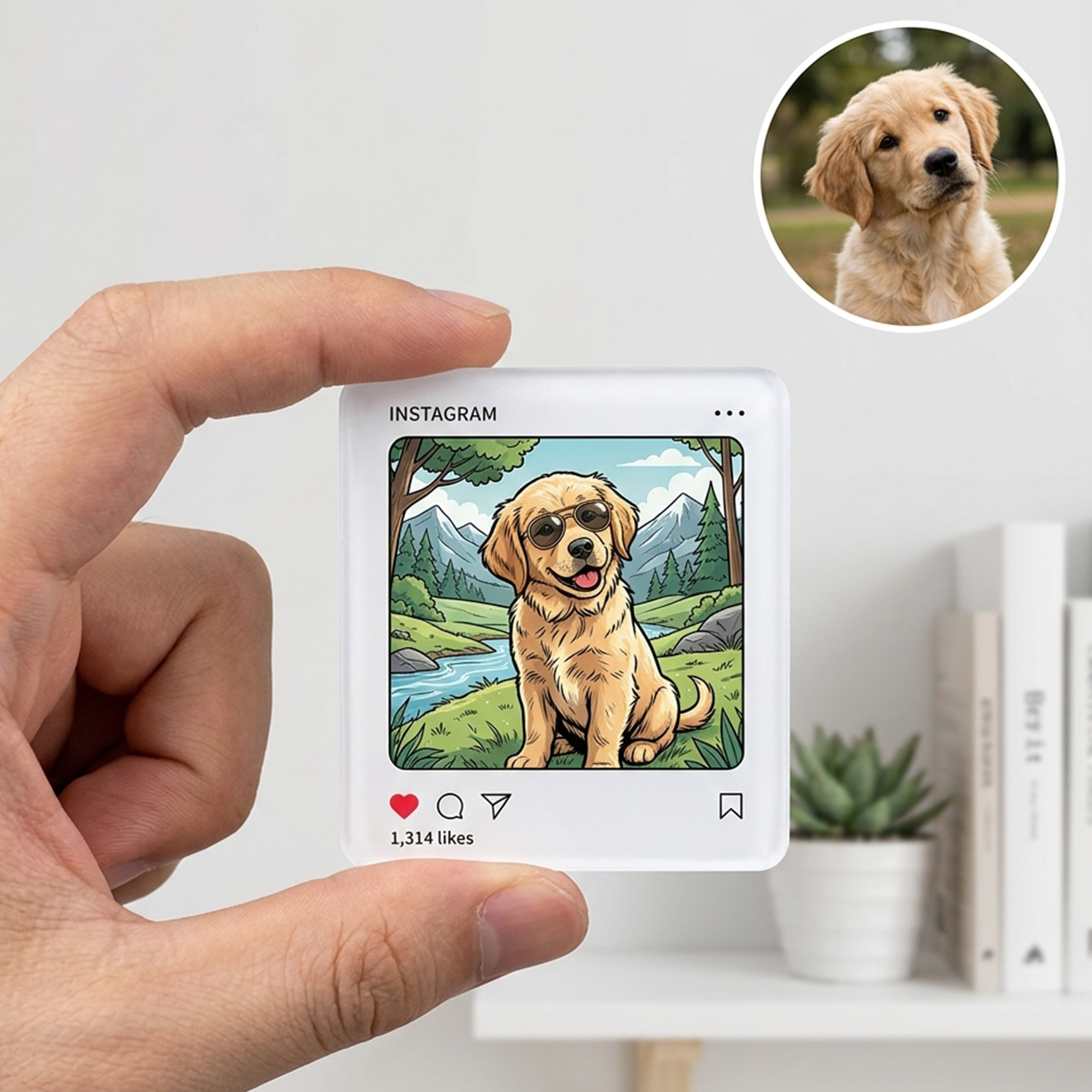 Personalized Cartoon Fridge Magnet