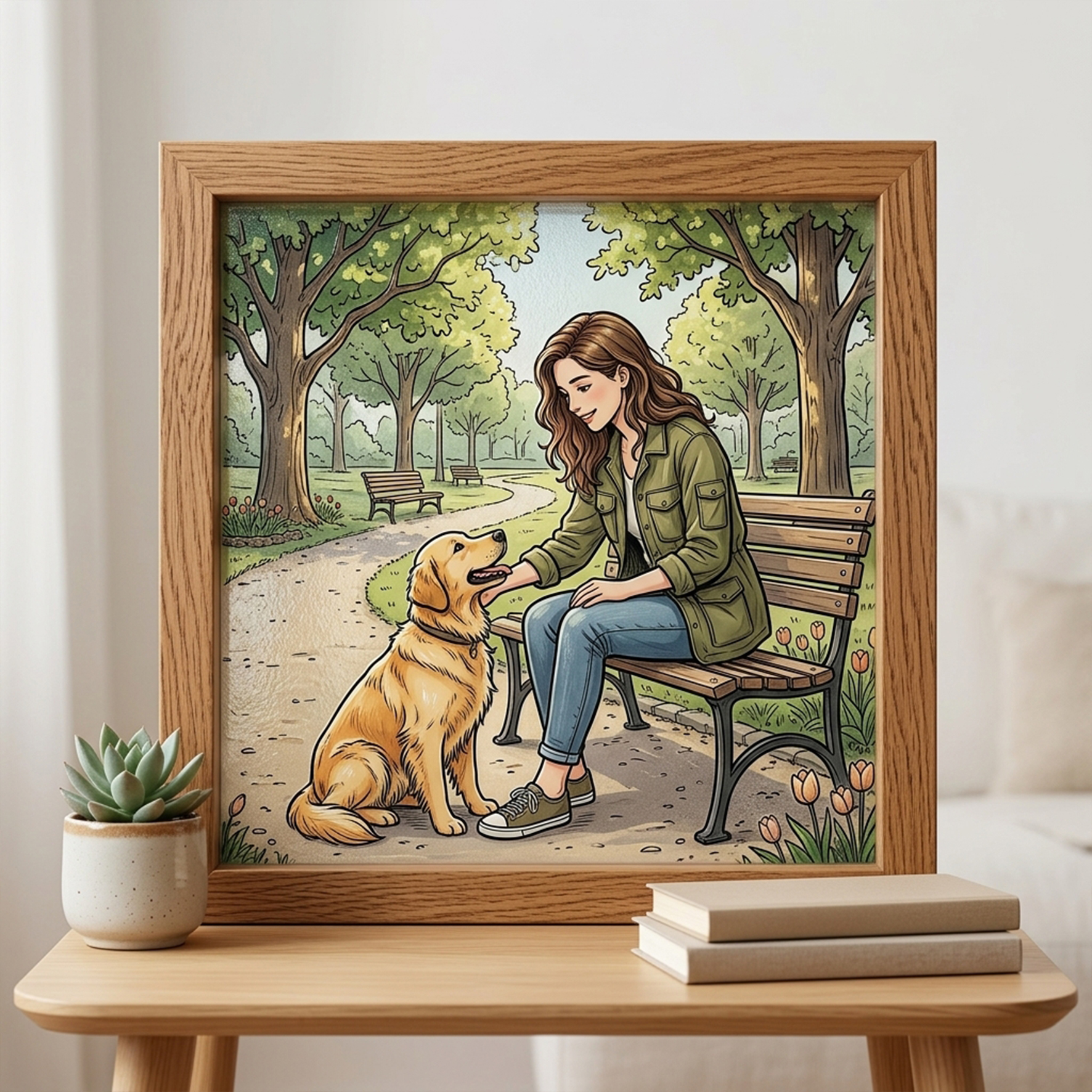 Personalized Embossed Photo Frame, Decorative Art Piece