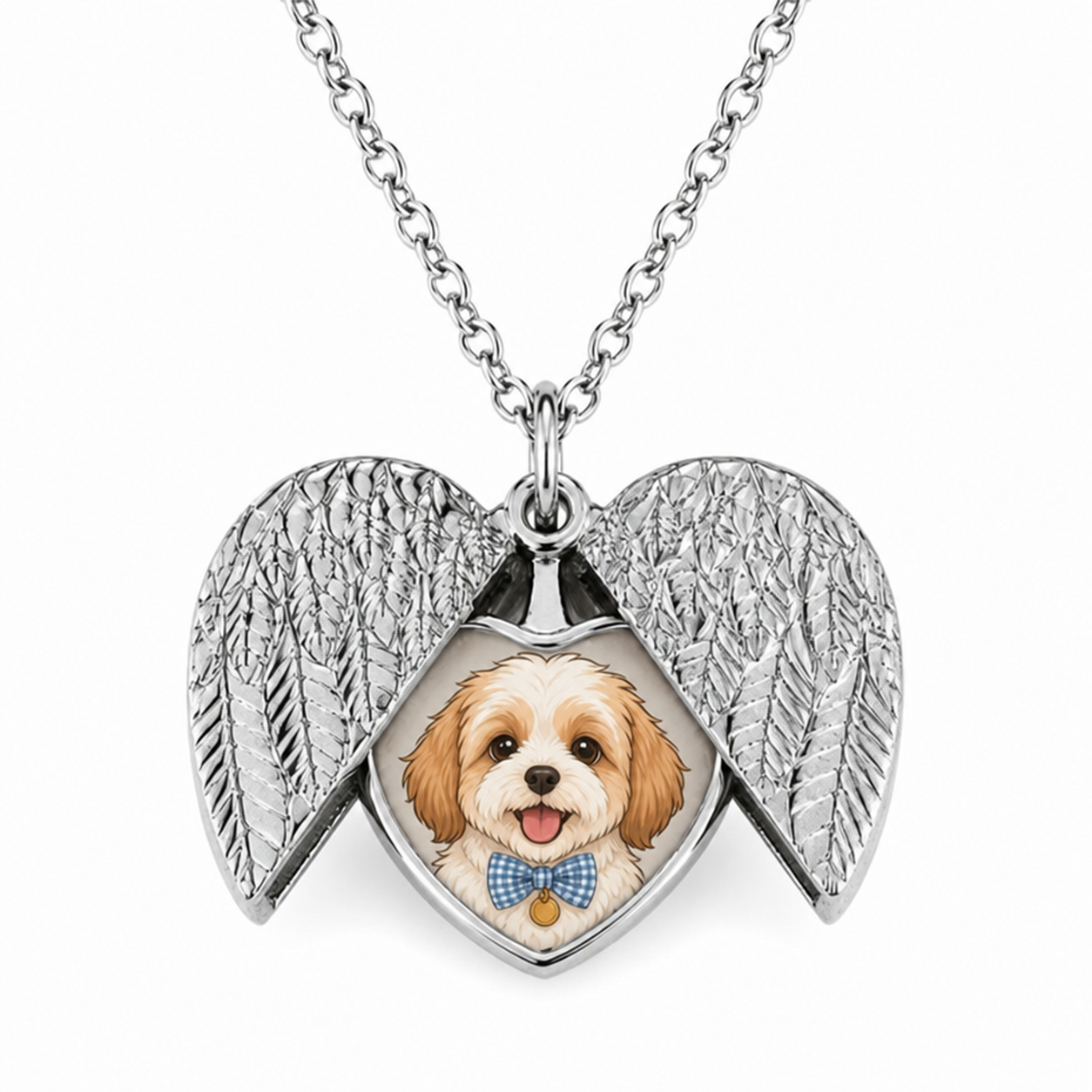 Personalized Photo Heart Necklace