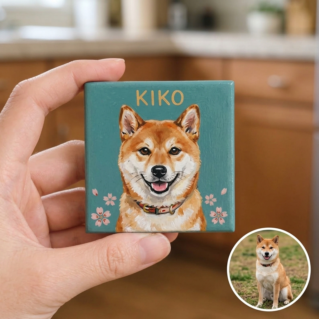 Custom Pet Fridge Ceramic Magnets