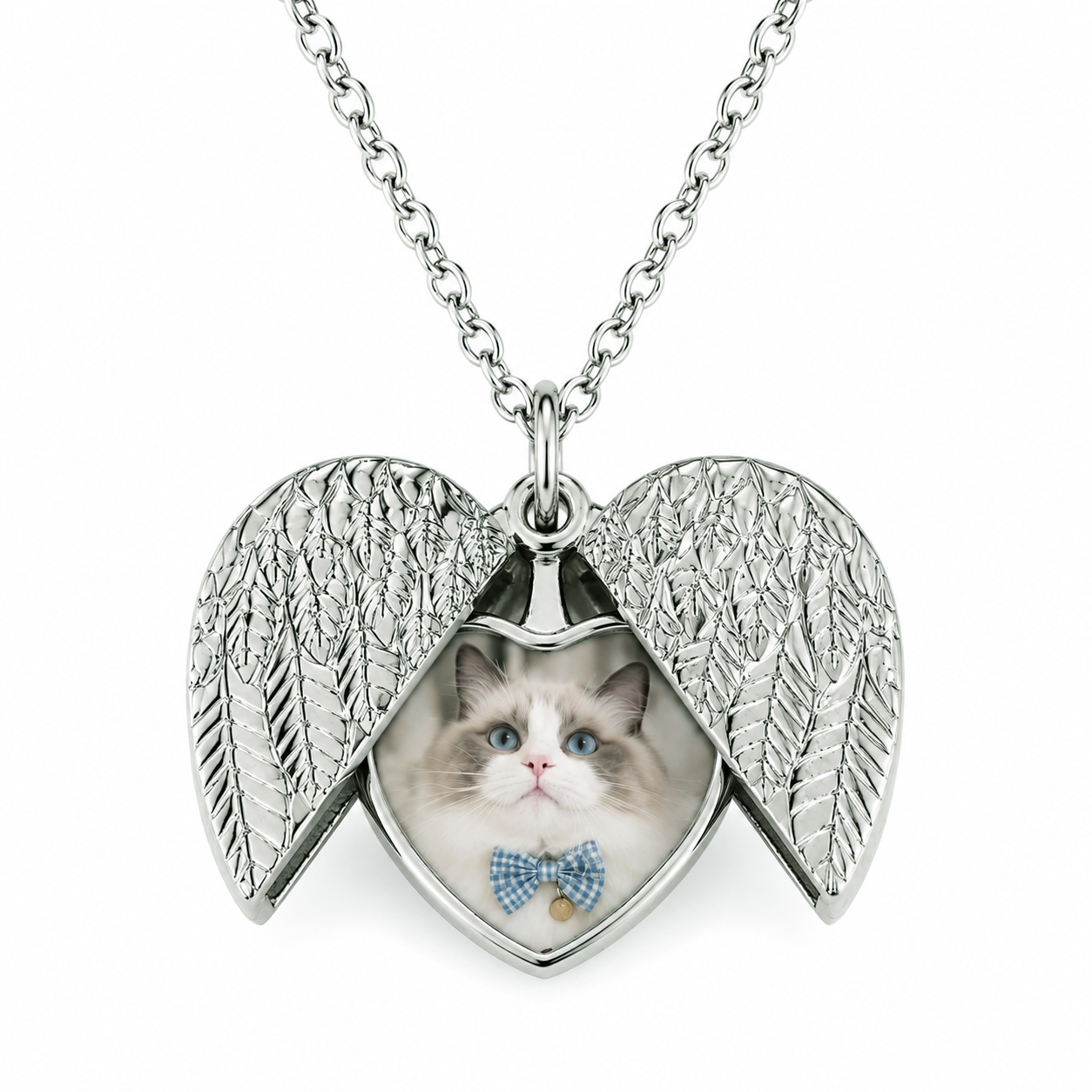 Personalized Photo Heart Necklace