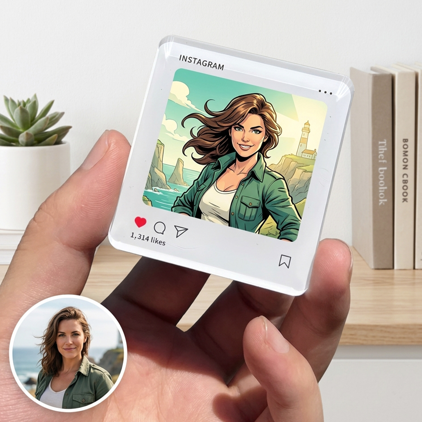 Personalized Cartoon Fridge Magnet