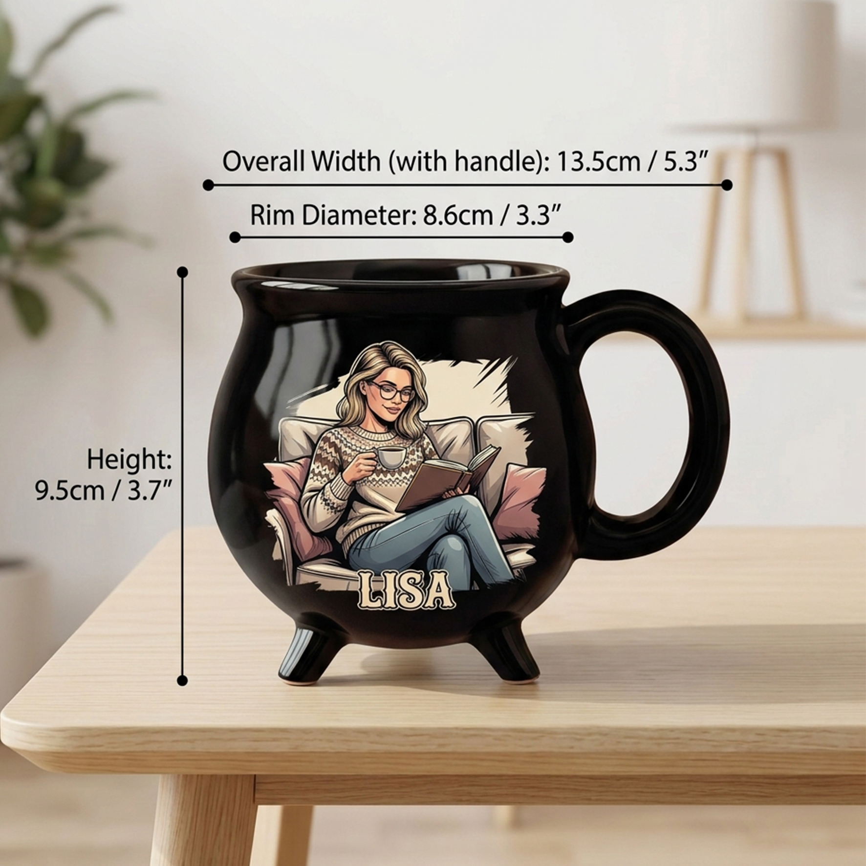 Custom Ceramic Coffee Mug with Photo