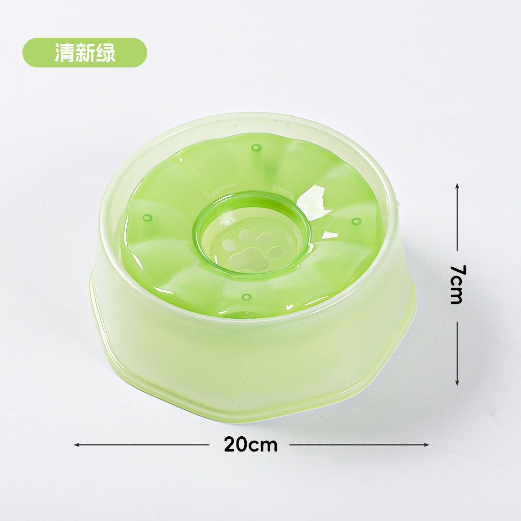 Floating Pet Water Bowl – Anti-Wet Chin Cat & Dog Drinking Bowl with Circulation Filter (1600ML)