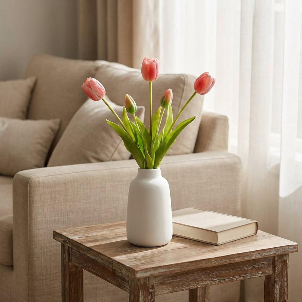 🌷 Lifelike Tulip Bouquet Décor for Every Space 3