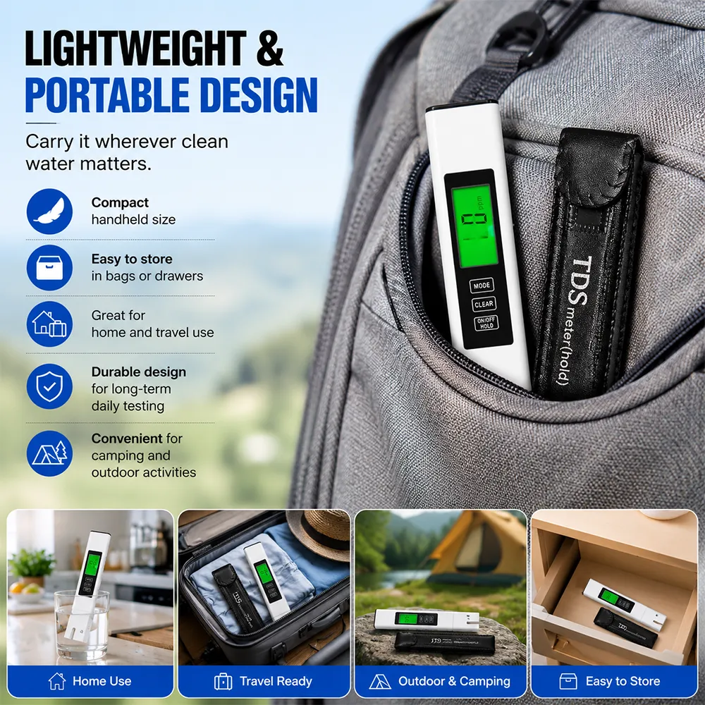 💧🔬Water Quality Tester – Accurate Digital TDS Meter for Drinking Water, Hydroponics & Aquariums