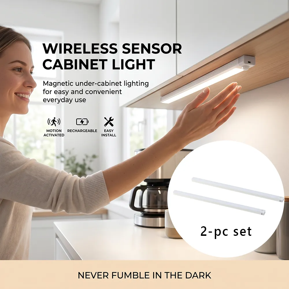 💡 Magnetic Cabinet Light: End the struggle of searching through dark pantries or closets with hands-free illumination. 🔦
