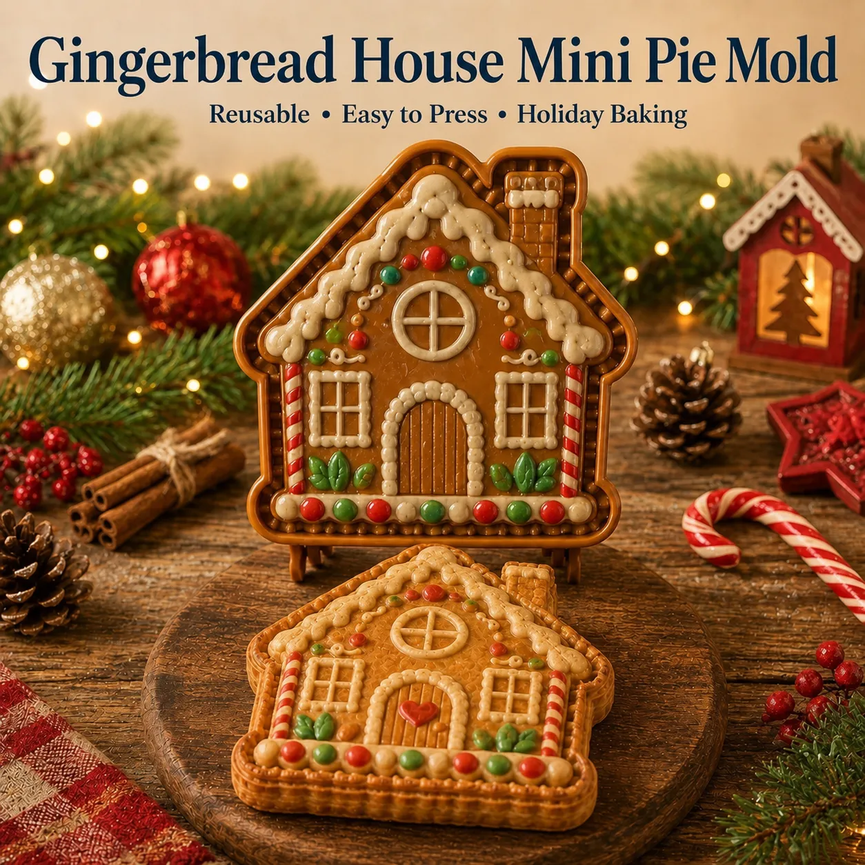 Press & Seal Christmas Mini Pie Mold Collection